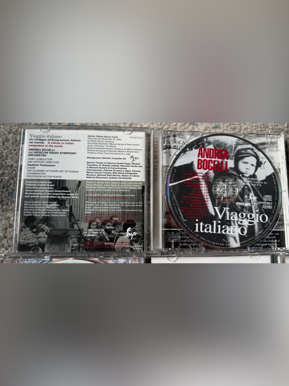 Set of 3 Andrea Bocelli CD'S - Picture 9 of 9